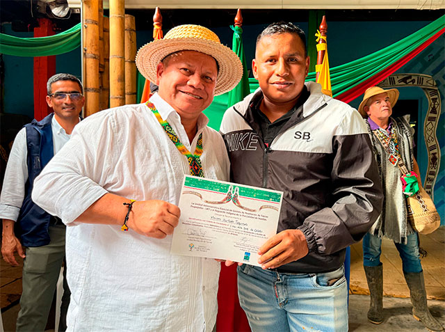 URT certifica líderes indígenas y comunales en formulación de proyectos, en Caloto.