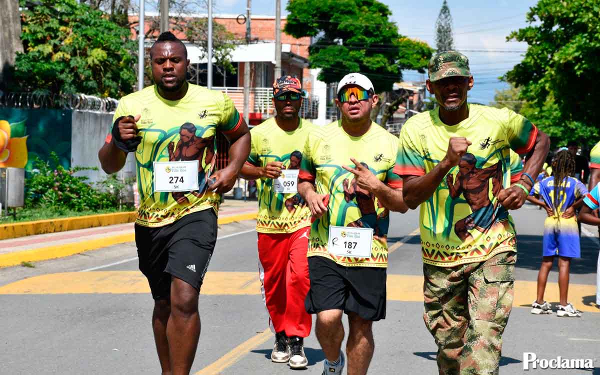 Una carrera por la paz en Villa Rica