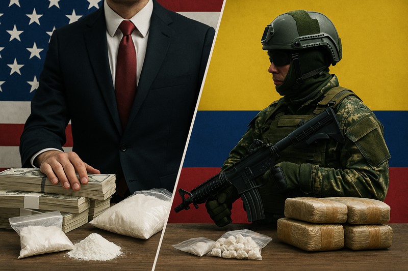 Estados Unidos administra el narcotráfico. Colombia lo combate.