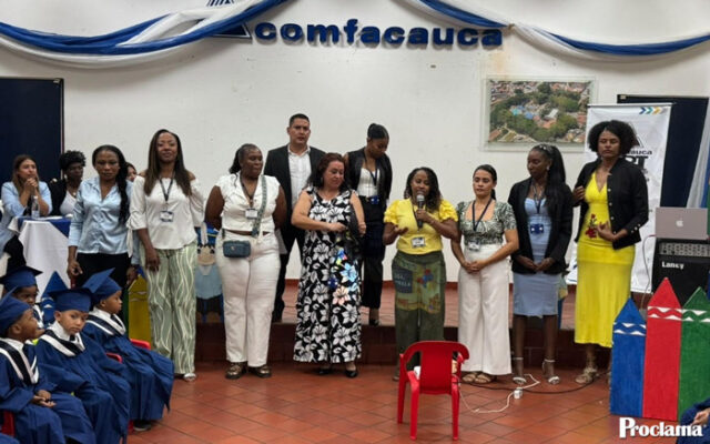 Niños culminan educación inicial con Comfacauca