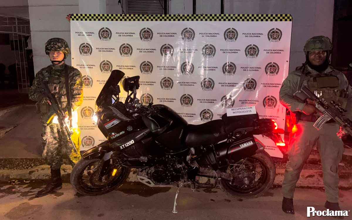 Operativo en Guachené permite recuperar motocicleta hurtada Operativo en Guachené permite recuperar motocicleta hurtada